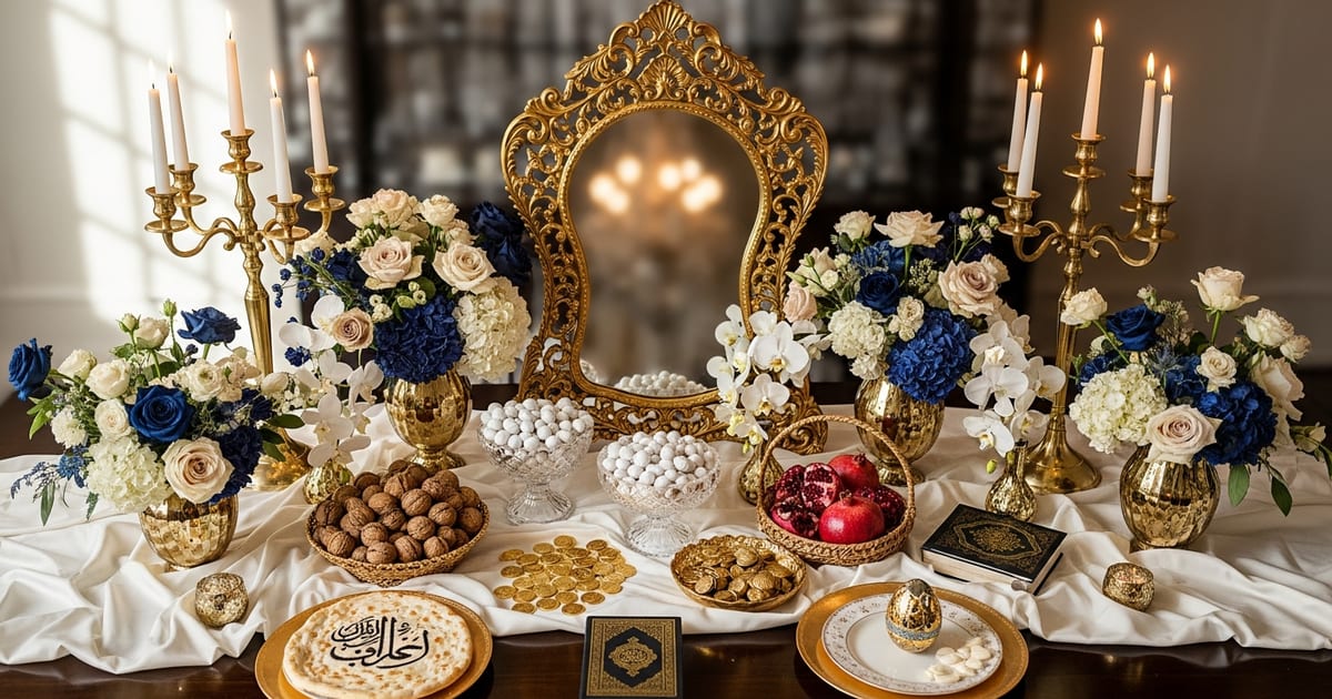 Persian Wedding Planning Guide 2026: Sofreh Aghd, Events & Vendors — editorial artwork